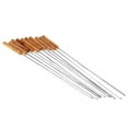 thumbnail image 2 of Hariumiu Kitchen 10/20 Pcs Kabob Skewers Flat Metal BBQ Barbecue Skewer 12" Long Stainless Steel Kebob Sticks Wide Reusable Grilling Skewers Set for Meat Shrimp Chicken Vegetable, 2 of 8