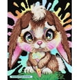 thumbnail image 2 of Kit de pintura con diamantes DIAMOND ART CLUB Rainbow Lil Bunny, 2 of 4