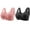 Pink, variant on BVOFAR 2 Pcs Daisy Bras for Older Women Plus Size Front Closure Bra Breathable Everyday Gather Bras Full Coverage No Steel Ring Bra 2025