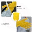 thumbnail image 3 of Raindrops 2 Pairs of PVC Cleaning Gloves Kitchen Dishwashing Gloves Waterproof Dish Washing Gloves, 3 of 8
