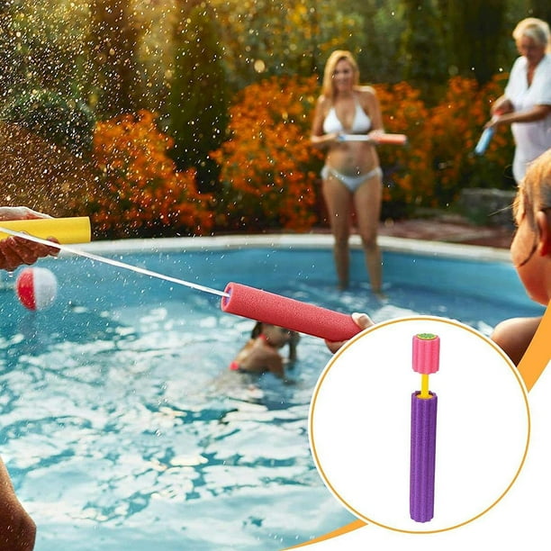 Pistola De Agua Portátil Para Niños De 27 Cm | Boquilla Multidireccional Y Largo Alcance, Ideal Para Playa, Piscina Y Batallas Acuáticas