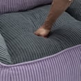 thumbnail image 4 of Jopath Giant Bean Bag Chair for Adults Teens,Oversized Corduroy Bean Bag Chairs Lazy Sofa Couch Chairs with Soft Memory Foam Filler for Living Room,Bedroom,Purple, 4 of 7