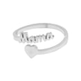 thumbnail image 2 of FENGGHAO Mothers Day Retro Alphabet Mama Ring Simple Love Heart Design Alloy Jewelry for Women Personality Gift, 2 of 7
