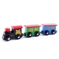 thumbnail image 2 of Fairnull 3 Pcs/ensemble Modèle de Mini Train en Bois Magnétique Jouet Éducatif pour Enfants Cadeau, 2 of 10