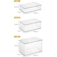 thumbnail image 2 of Sorbus Organizer Bins, with lids, Kitchen Pantry Organization Storage bins, for fridge, freezer, Food Storage, containers for organizing, Cabinet Organizers, 2 of 10