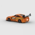 thumbnail image 3 of MOC Fast & Furious 1 Supra Sports Car Vehicle Speed Champion Racer Building Blocks Brick Creative Garage Toys for Boys, 3 of 7