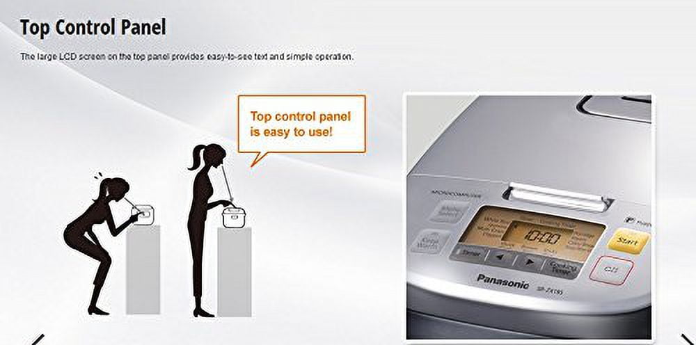 PANASONIC SR-ZX185 Microcomputer Controlled Rice Cooker (10