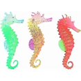 thumbnail image 1 of 3 Pack Glow In The Dark Artificial Seahorse for Aquarium Decoration, 1 of 5