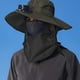thumbnail image 5 of Mini ventilador solar con batería recargable por USB, sombrero de pescador con flujo de aire fuerte para el sol para hombre, ideal para verano, senderismo al aire libre, 5 of 6