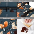 thumbnail image 4 of Squirrel Insulated Double Layered Lunch Bag with Two Compartments, Large Capacity 7.1x11.4x16.1 Inches, Handheld Meal Bag for Men and Women, 4 of 6