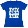 Stealing Hearts Sarcastic Humor Novelty Funny Women's Casual Tees