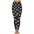 thumbnail image 4 of White Dog Paws Leggings With Pockets Pet Lover Design Yoga Pants High Waist Workout Yoga Legging Kawaii Stretch Sports Tights, 4 of 6