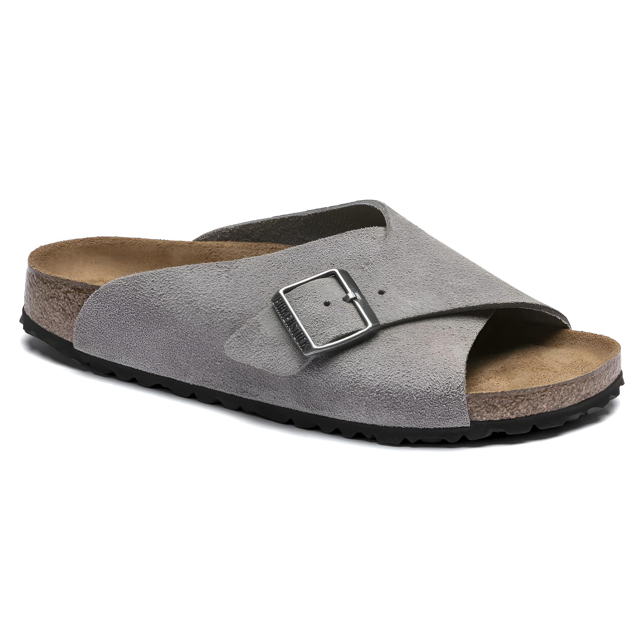 BIRKENSTOCK Arosa Soft Footbed Suede Leather Sandal Slide