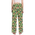 thumbnail image 3 of joogoo Women Cartoon Monkey Bananas Pajamas Pants Lounge Bottoms Pjs with Pockets XXL, 3 of 8