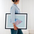 thumbnail image 4 of Hide Away - Illustration Surrealism Modern Art Pastel Fantasy Humor Whimsical Abstract Black Framed Wall Art Print 20 x 30 inches, 4 of 7