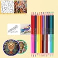 thumbnail image 5 of Fluorescent Professional Coloring Pencil,Erasable Colored Pencils,Double-Ended Erasable Pencils Pre-Sharpened Art Pencils for Drawing Checking Map Coloring Tests Grading(12Pcs), 5 of 9