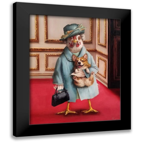 Heffernan, Lucia 12x14 Black Modern Framed Museum Art Print Titled - Her Majesty