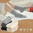 thumbnail image 6 of Fuzzy Socks for Women Gifts, Fluffy Cozy Plush Soft Slipper Socks for Fall Winter Christmas Warm Sleeping Home 6 Pairs, 6 of 7