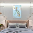 thumbnail image 6 of Philippines Map Posters Room Aesthetic Poster Print Art Wall Painting Canvas Posters Gifts Modern Bedroom Decor 20x30inch(50x75cm), 6 of 6