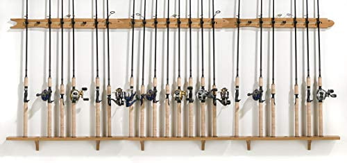 Holds up to 8 8 Old Cedar Outfitters Modular Wall Rack for Fishing Rod Storage 