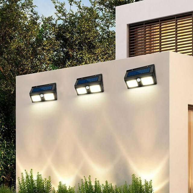 Dvkptbk Decorative Lights Solar Human Sensor Wall Sconce Outdoor Water Proof Patio Corridor Lighting Lighting & Ceiling