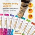 thumbnail image 3 of Creamy Assorted Lickable Cat Treats, 50 Pk, Pack 2, 3 of 5