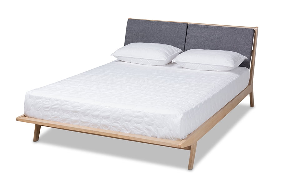 Baxton Studio Emile Modern and Contemporary Grey Fabric ...