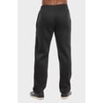 thumbnail image 3 of Men's Soft Fleece Lightweight Comfort Open Bottom Sweatpants Loungewear w/Side Pockets, 3 of 4