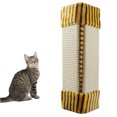 thumbnail image 3 of Cat Scratching Hanging Scratcher Mounted /Wall Corner Foldable Pet Sisal Scratcher - Yellow, 3 of 9