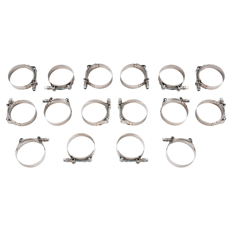 EYNDA 3 Inch DIY Polished Intercooler Pipe Kit With Silicone Couplers & Clamps