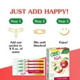 thumbnail image 4 of True Lemon Kids Crisp Apple Drink Mix, Low Sugar, No Artificial Sweeteners, 12 Count, 4 of 5