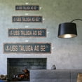 thumbnail image 2 of USS TALUGA AO 62 Vintage Plastic Street Sign us navy ship veteran sailor gift | Indoor/Outdoor | 24" Wide, 2 of 4