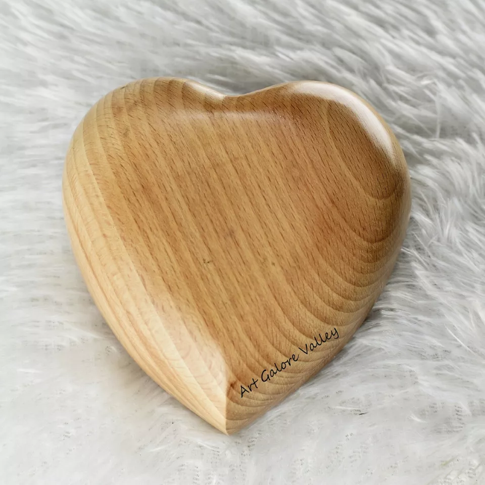 Wooden Urn for Human Ashes Keepsake For Pets Handmade Heart Shaped Urn For Ashes Loving Memorial for loved ones