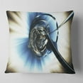 thumbnail image 2 of Designart Fractal 3D Tangle in Middle - Contemporary Throw Pillow - 16x16, 2 of 5