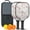 Pioneer Flower Floral, variant on Pickleball Paddles Set,Pioneer Flower Floral Print Pattern Fiberglass Surface Pickleball Racket Set with 2 Indoor Outdoor Pickleball Balls and Pickleball Bag,Pickle-ball Equipment