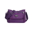 thumbnail image 2 of PULLIMORE Multi Pockets Crossbody Bag for Women Waterproof Nylon Shoulder Bag Travel Purses Messenger Bag (Purple), 2 of 10