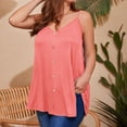 thumbnail image 6 of Posijego Plus Size Tank Tops for Women Camisoles Summer V Neck Sleeveless T-Shirts Beach Vacation Tunic Tank Shirts, 6 of 7