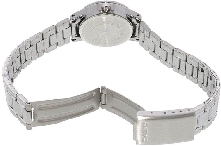 Casio Women's LTPV002D-4B Silver Stainless-Steel Japanese