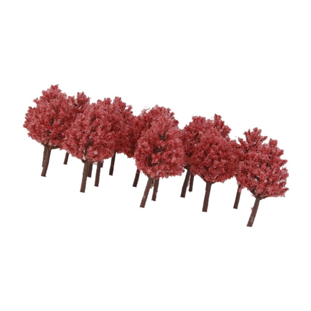20 Piezas 1/150 árboles de Paisaje de Paisaje Modelo de Bricolaje para Decoraciones de Diorama