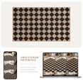 thumbnail image 3 of Dadasgk Checkered Easy Jute 3x5 Outdoor Patio Rug, Washable Non Slip Rugs for Entryway,Textured Diamond Indoor Outdoor Living Room Carpet, Farmhouse, 3 of 8