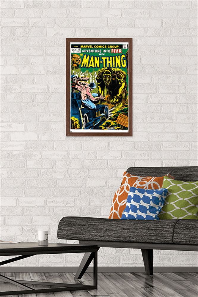 Marvel Comics: Man-Thing #16 Wall Poster, 14.725" x 22.375" Framed