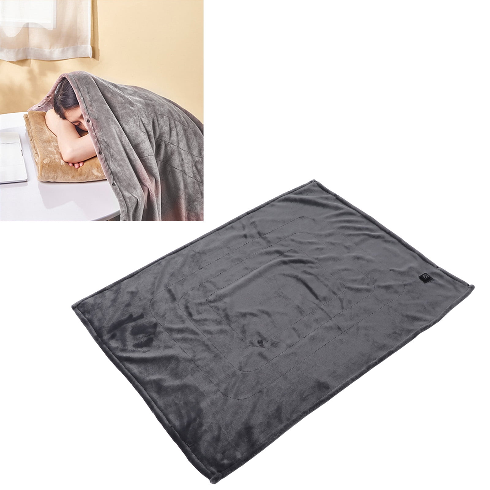 Heated Blanket Fast Heating 10 Heating Settings Machine Washable Extremely Soft and Comfortable Electric Blanket Throw Gray 35 50 degrees Celsius