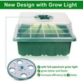 thumbnail image 5 of Costyle 5 Pack Seed Starter Trays with Grow Light Indoor Gardening Germination Trays Seed Starter Kit, 5 of 5