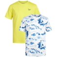 thumbnail image 2 of Under Armour Shorts d'Entraînement pour Garçons, Noir (001)/blanc, Taille Jeune Large, 2 of 2