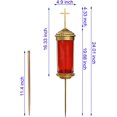 thumbnail image 4 of VIIACA Grave Lights for Cemetrey Grave Markers for Cemetery for Humans, Memorial Candle Lantern Outside Lights for Yard with Long Stake, Memorial Bereavement Gifts (D2 Non), 4 of 7