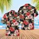 thumbnail image 3 of Camisa hawaiana divertida para hombre, sudadera playera con estampado de gato y música en 3D, camisa de manga corta de diseñador callejero, ropa para hombre de alta calidad, 3 of 5