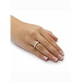 thumbnail image 3 of PalmBeach Jewelry 5.29 TCW Princess-Cut Cubic Zirconia Eternity Channel Band in Solid 10k Yellow or White Gold, 3 of 5