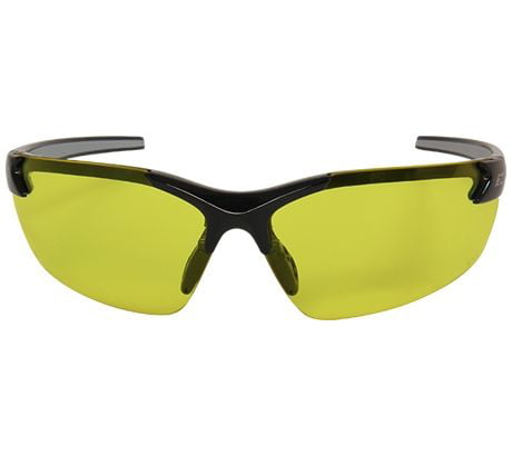 EDGE EYEWEAR DZ112-G2 Zorge Safety Glasses Black Frame And Yellow 