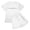 0-White2&271, variant on Tiijoy Toddler Boys Casual Outfits Active Short Sleeve T-Shirt Shorts Set, Sizes 2-3