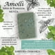 thumbnail image 5 of Jabon Natural 100% Artesanal Orgánico Energético menta SABIDURÍA CHAMÁNICA Amolli jabon menta, 5 of 5
